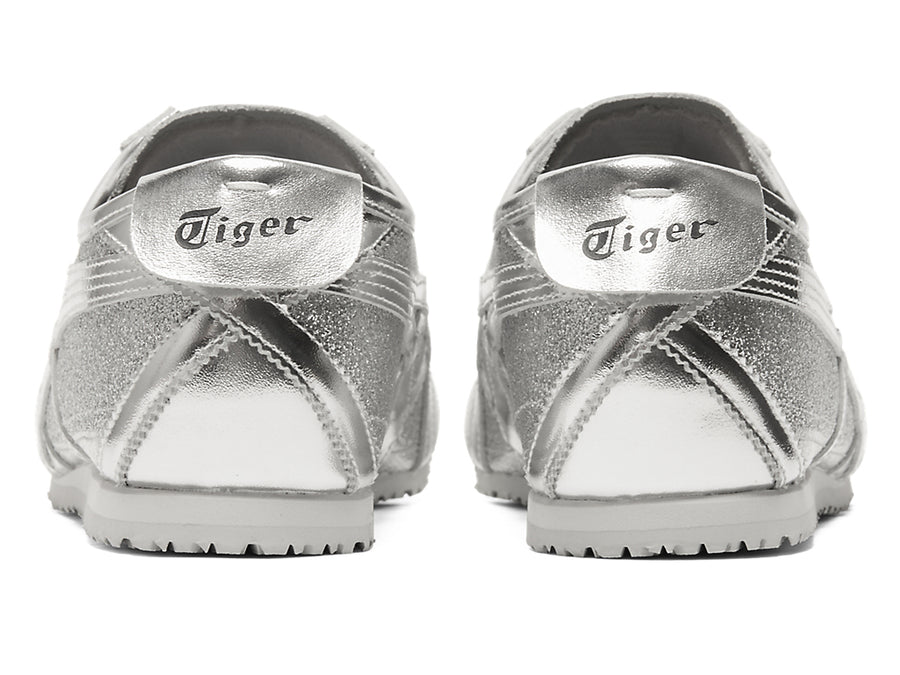 Onitsuka Tiger Mexico 66 Glitter Pack — Pure Silver / Black Gunmetal Unisex Sneakers