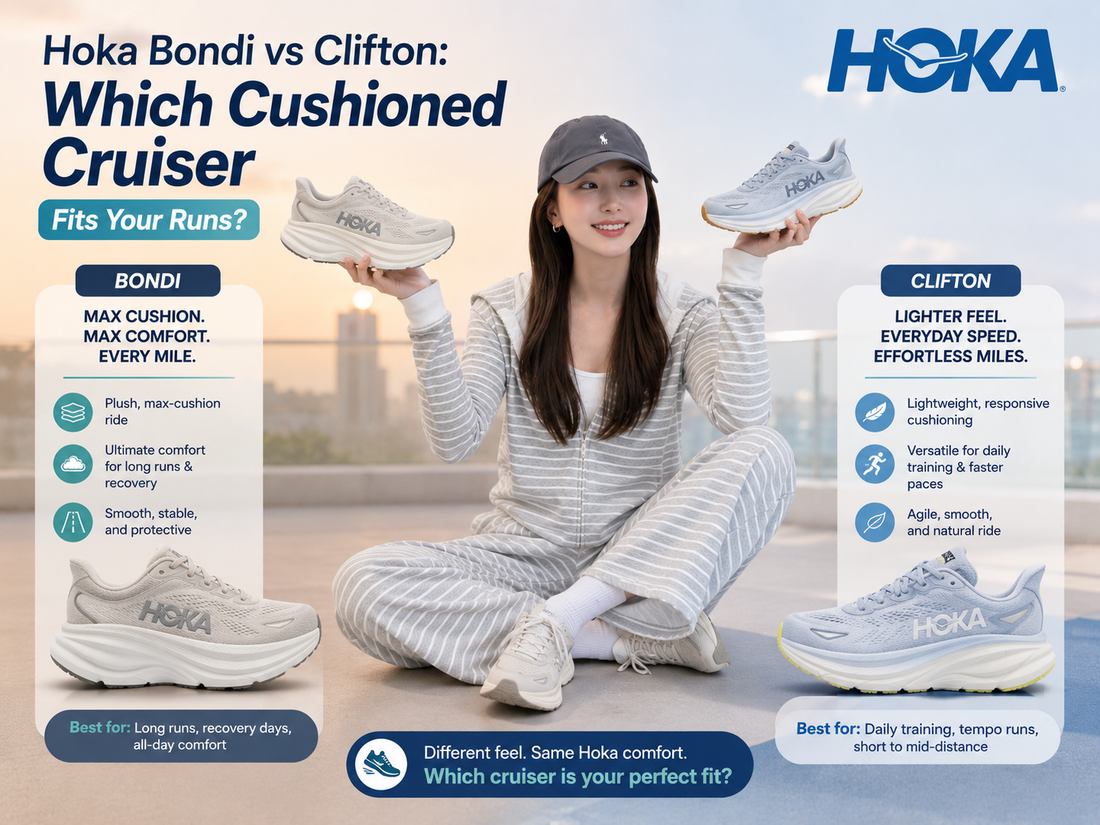 Hoka Bondi vs Clifton Which Cushioned Cruiser Fits Your Runs
