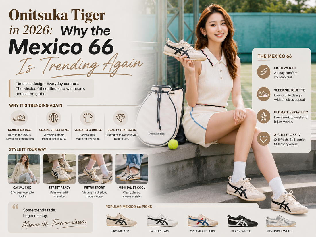 Onitsuka Tiger in 2026 Why the Mexico 66 Is Trending Again