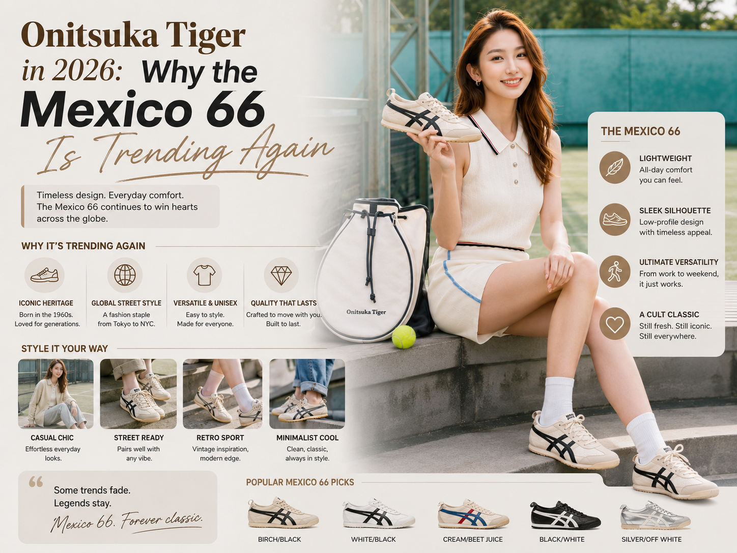 Onitsuka Tiger in 2026: Why the Mexico 66 Is Trending Again