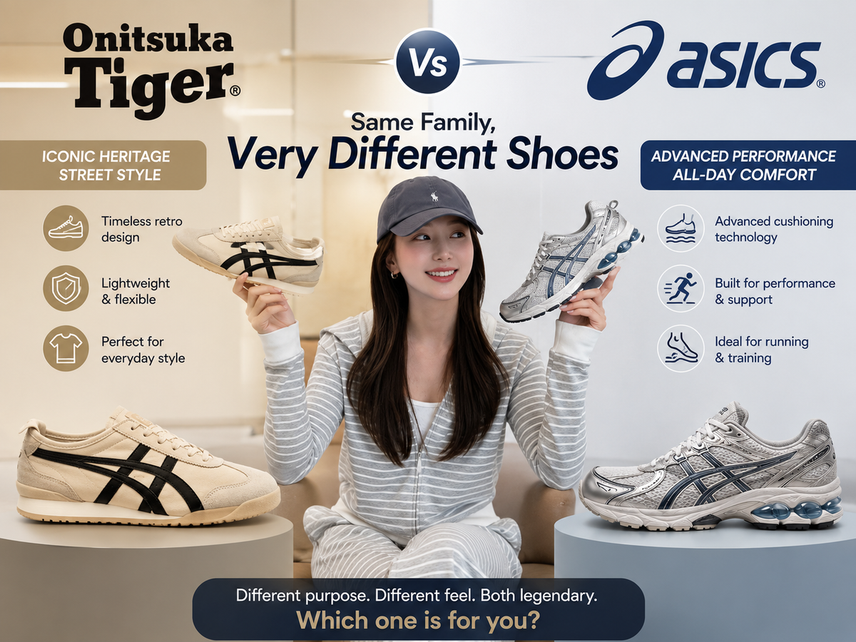 Onitsuka Tiger vs Asics: Same Family, Very Different Shoes