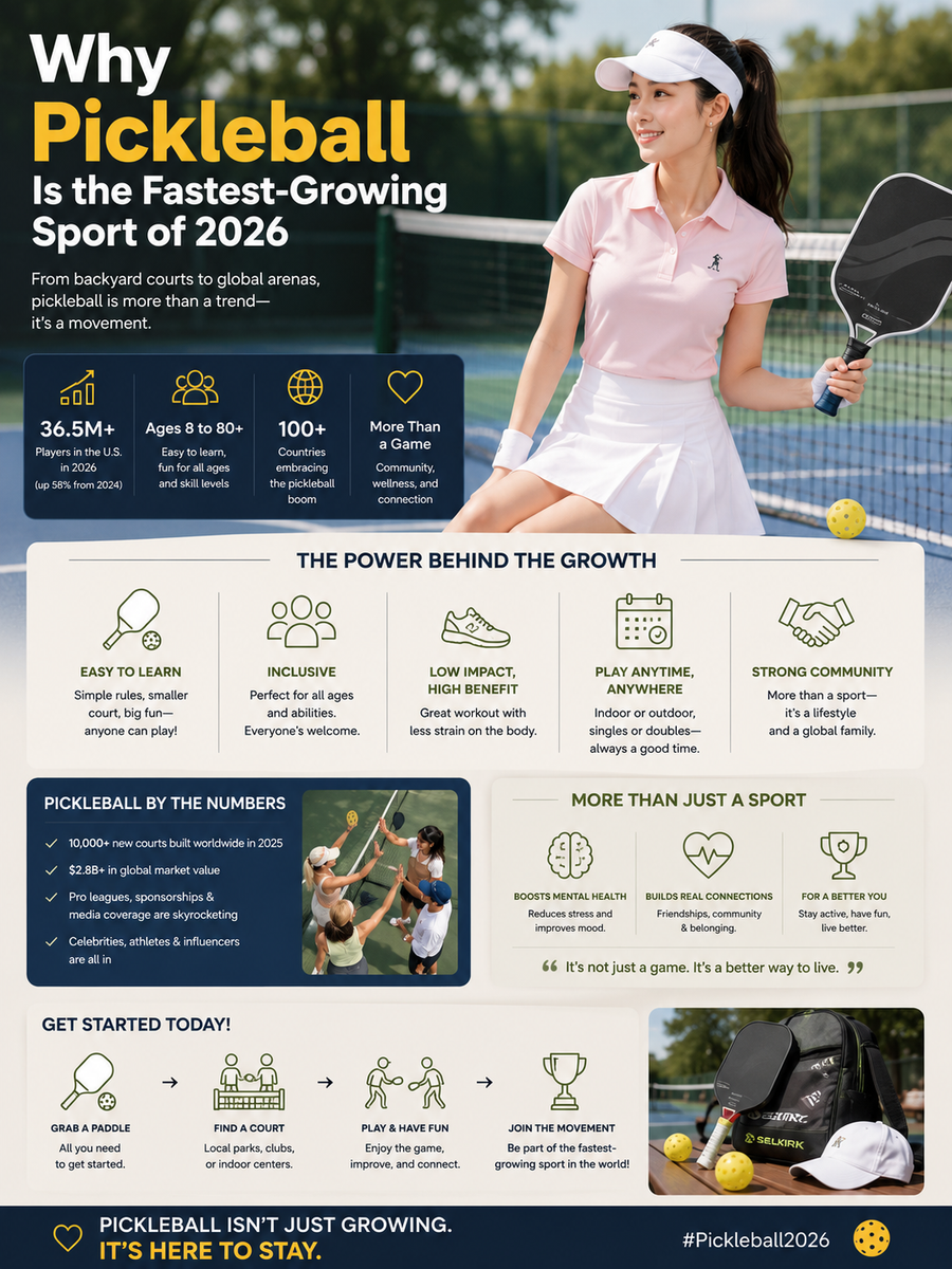 Why Pickleball Is the Fastest-Growing Sport of 2026
