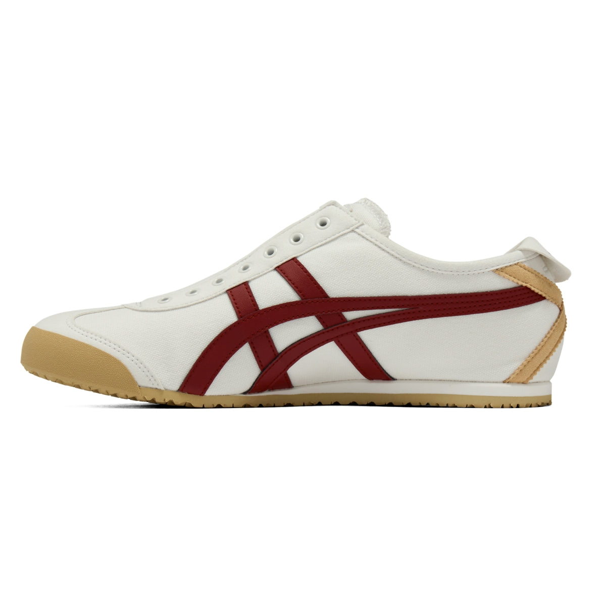 Onitsuka Tiger Mexico 66 Slip-On Off-White/Beet Juice medial