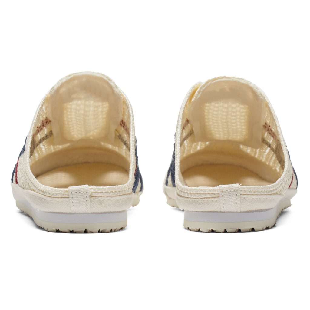 Onitsuka Tiger Mexico 66 Sabot Cream/Mako Blue heel