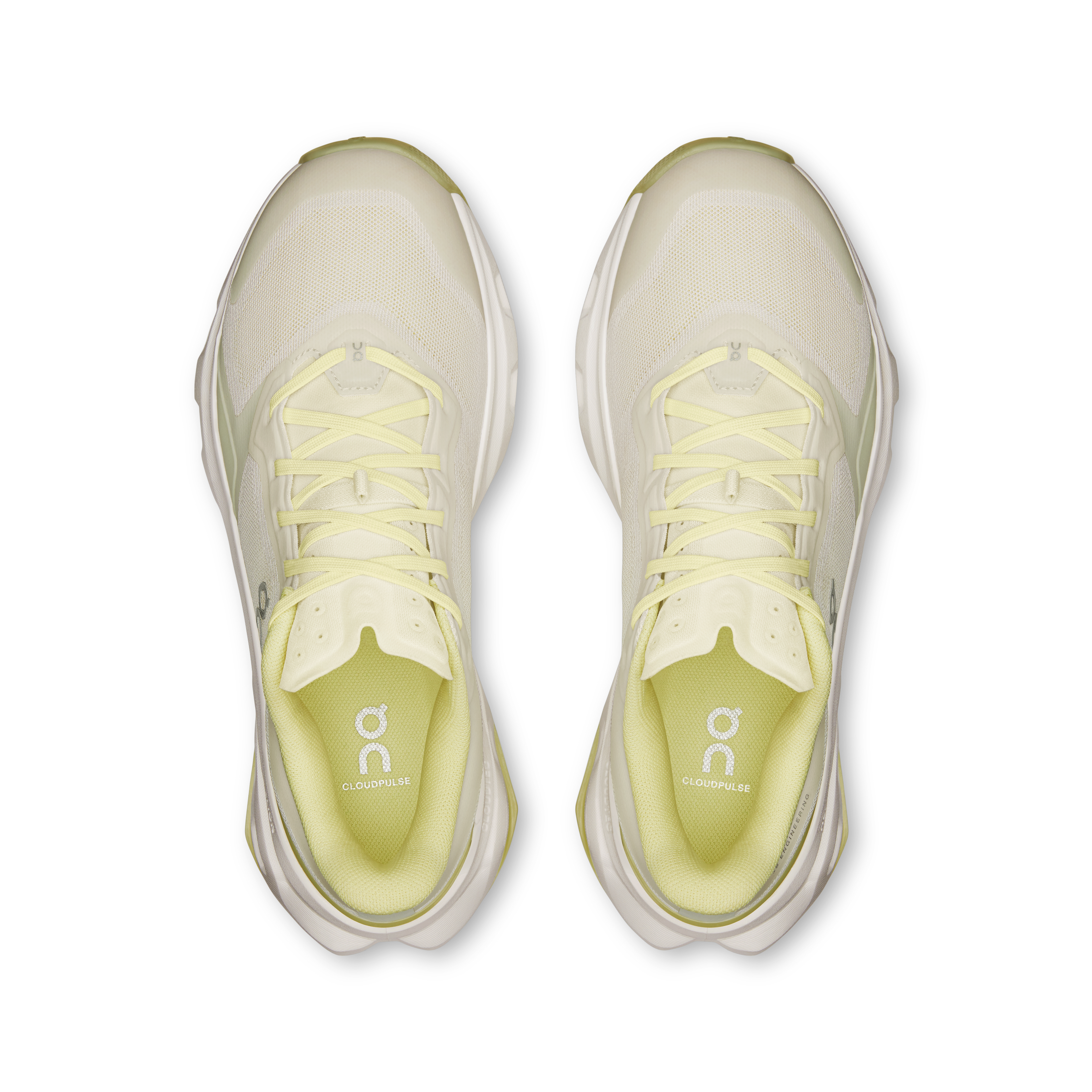 On Cloudpulse 2 Women's Ice/Limelight top view