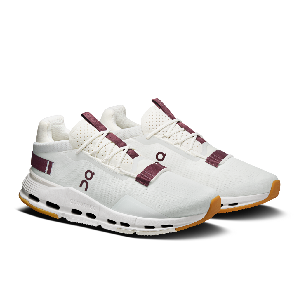 On Cloudnova 2 Men's Ivory Maroon 3ME30214758 detail