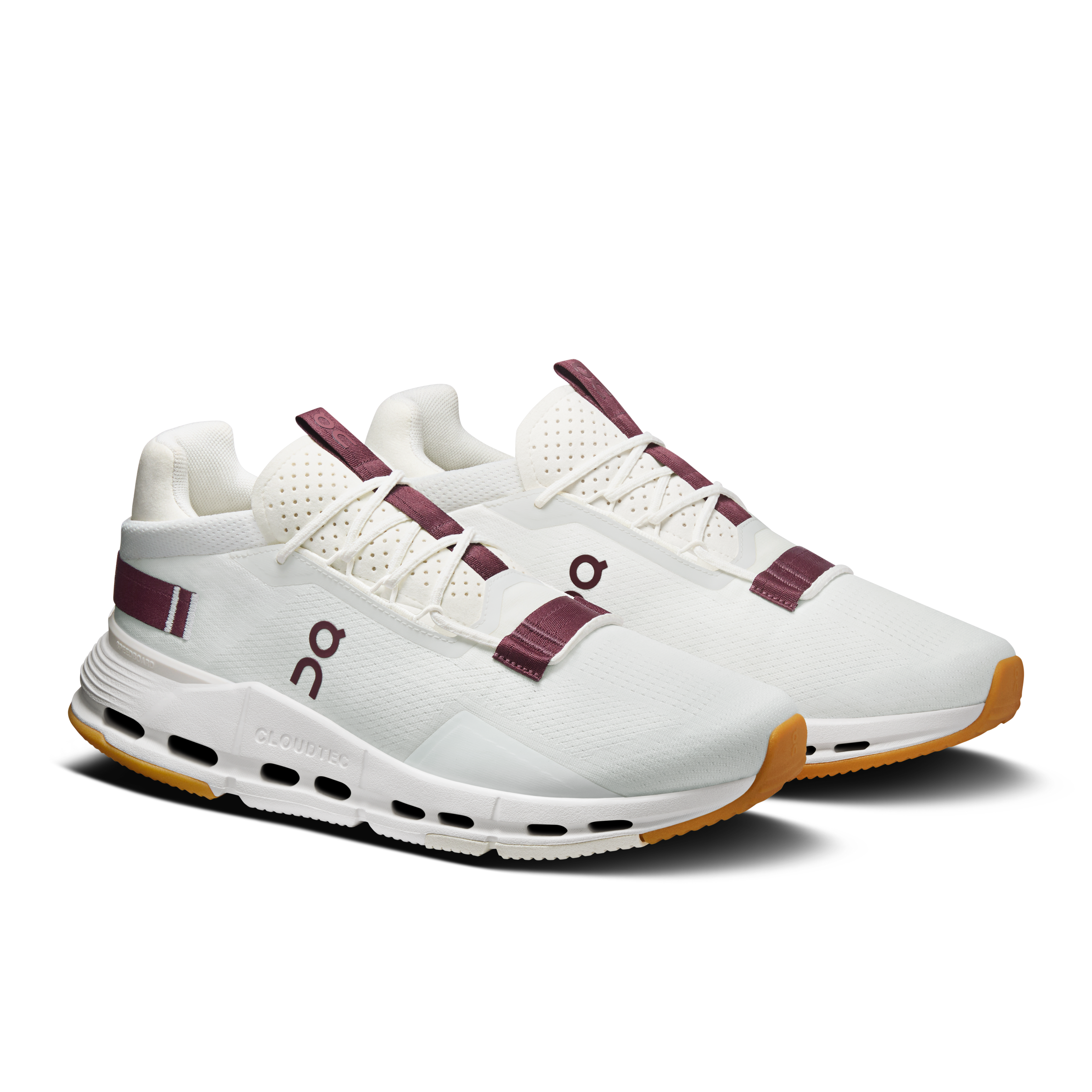 On Cloudnova 2 Men's Ivory Maroon 3ME30214758 detail